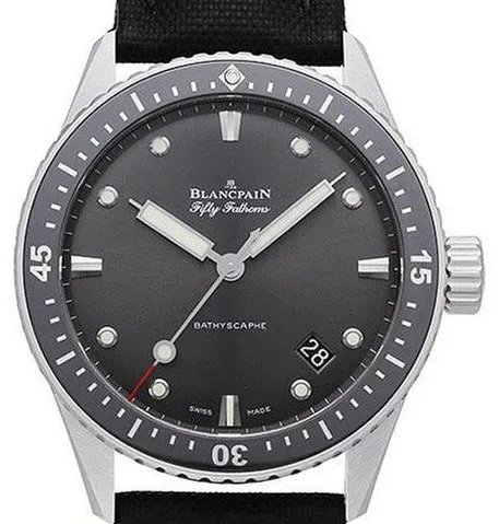 Blancpain Fifty Fathoms 5000-1110-B52A 43mm Stainless steel Gray meteor