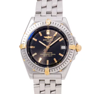 Breitling Windrider B10350 Yellow gold and Stainless steel Black