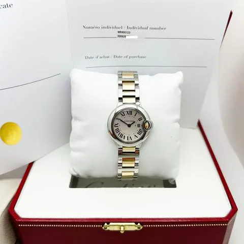 Cartier Ballon Bleu 28mm 3009 28mm Stainless steel Silver