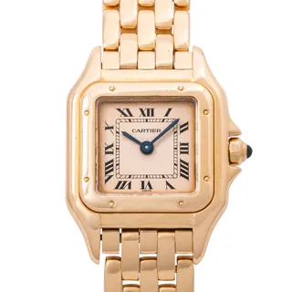 Cartier Mini Panthere Yellow gold Cream