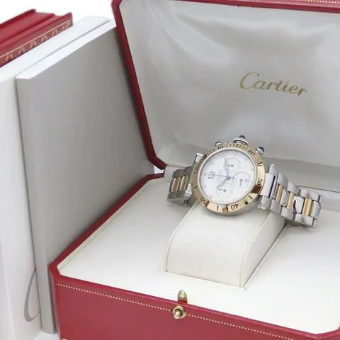 Cartier Pasha W31036T6 38mm Yellow gold and stainless steel 5