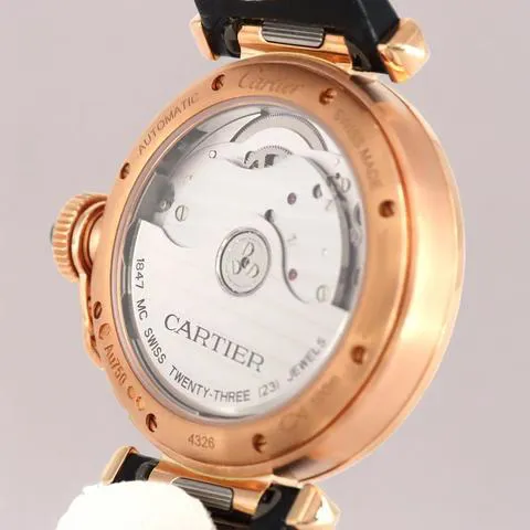 Cartier Pasha WGPA0014 35mm Rose gold Silver 4