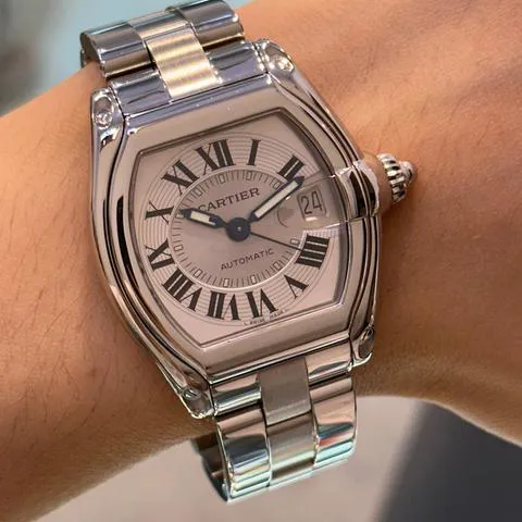 Cartier Roadster 2510 37mm Stainless steel Silver 4