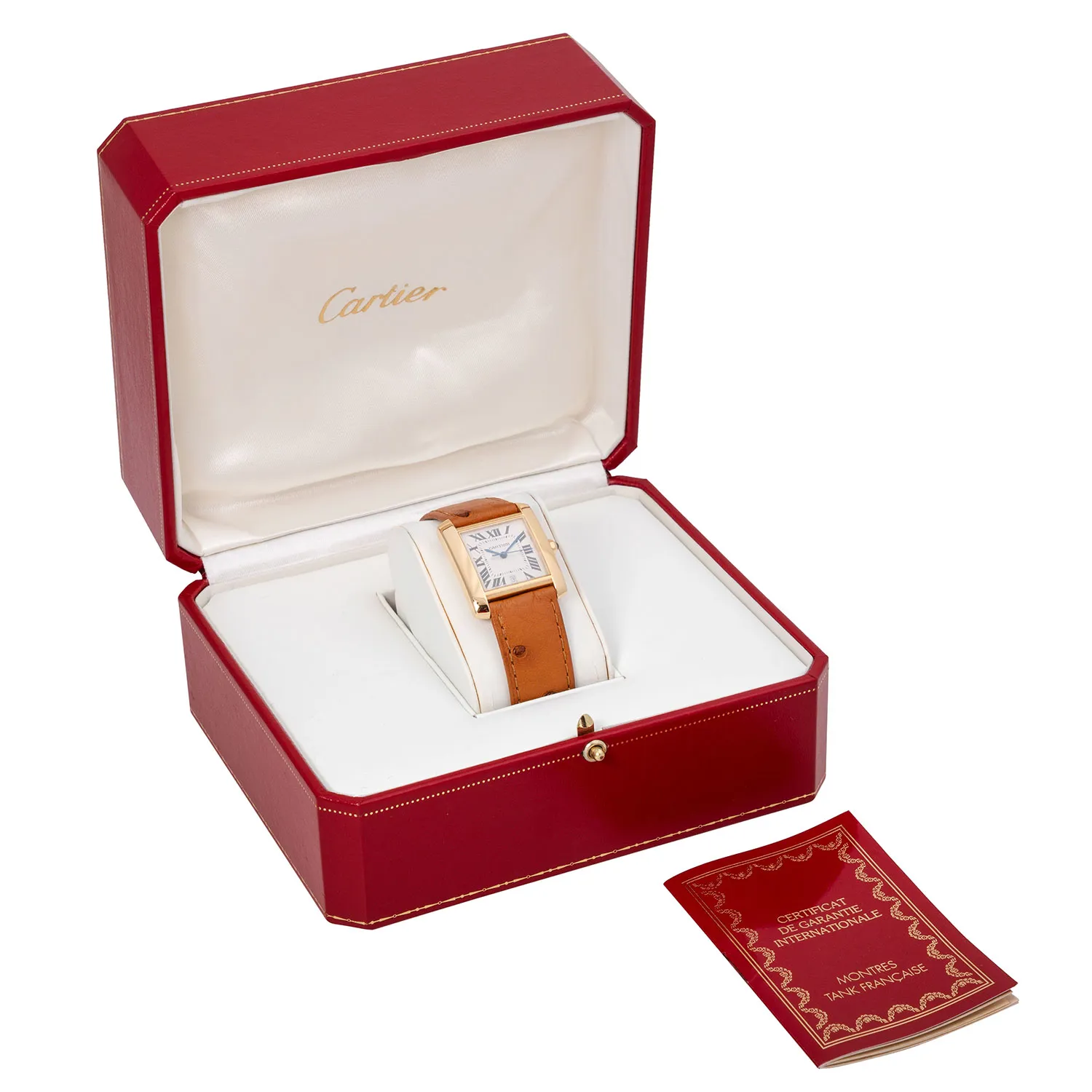 Cartier Tank Française 1840 28mm Yellow gold 6