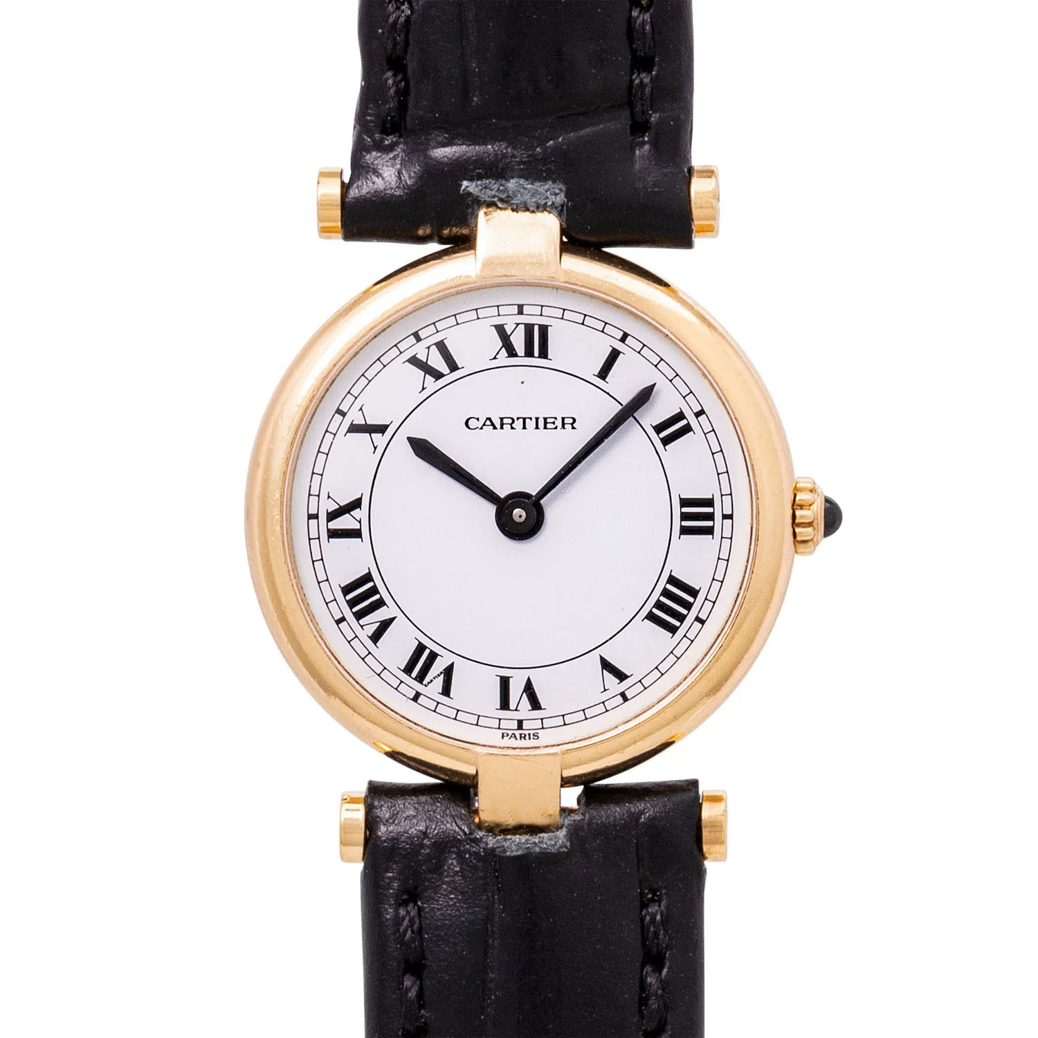 Cartier Vendôme 81002 24mm Yellow gold White