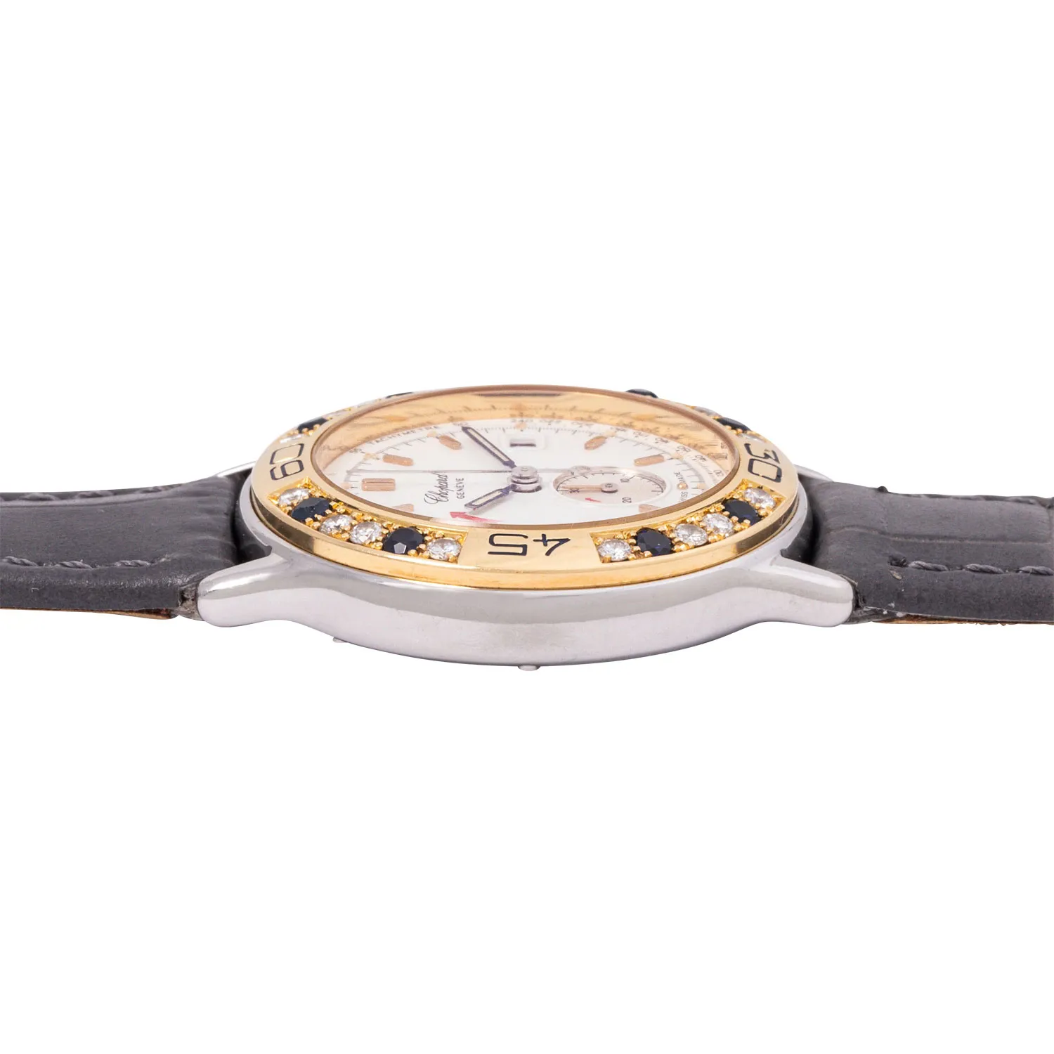 Chopard Mille Miglia 8175 31mm Stainless steel, yellow gold, diamon and sapphire-set 4