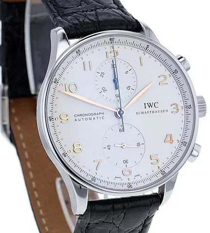 IWC Portuguese Chronograph 3714 40mm Stainless steel Silver 2