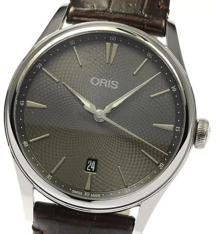 Oris Artelier Date 01 733 7721 4053 40mm Stainless steel Gray