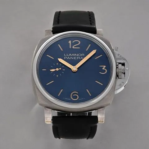 Panerai Luminor Due PAM 00728 42mm Titanium Blue