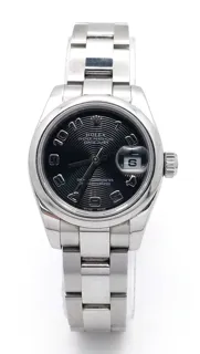 Rolex Lady-Datejust 179160 Stainless steel Black