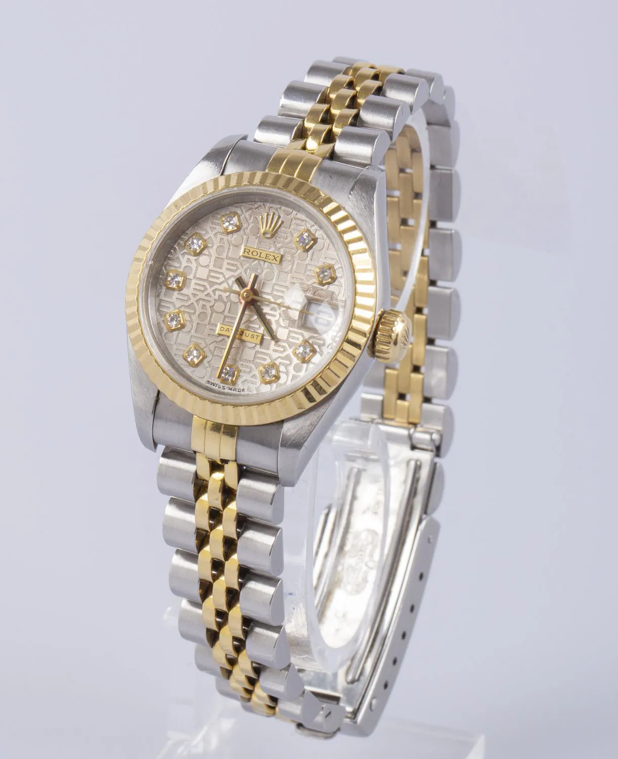 Rolex Datejust 26mm Stainless steel and gold-plated Silver