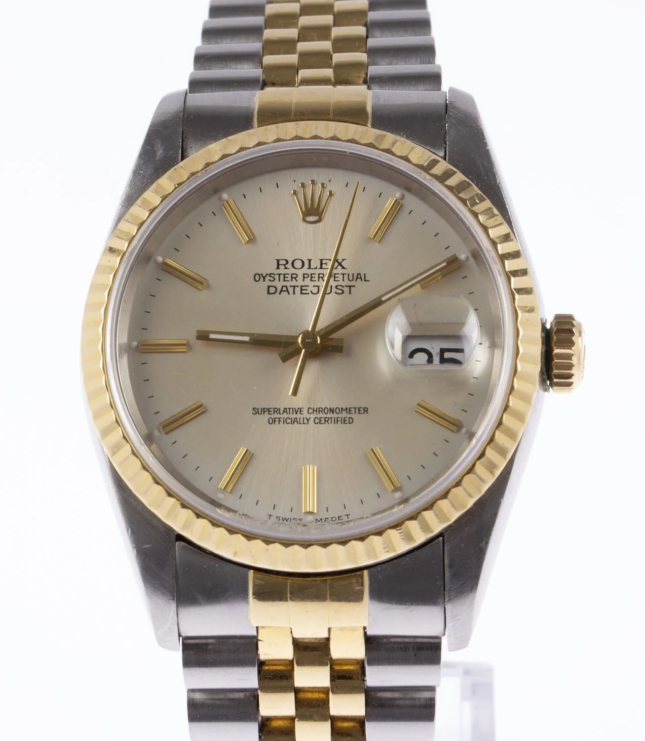 Rolex Datejust 36mm Stainless steel and gold-plated Silver 1