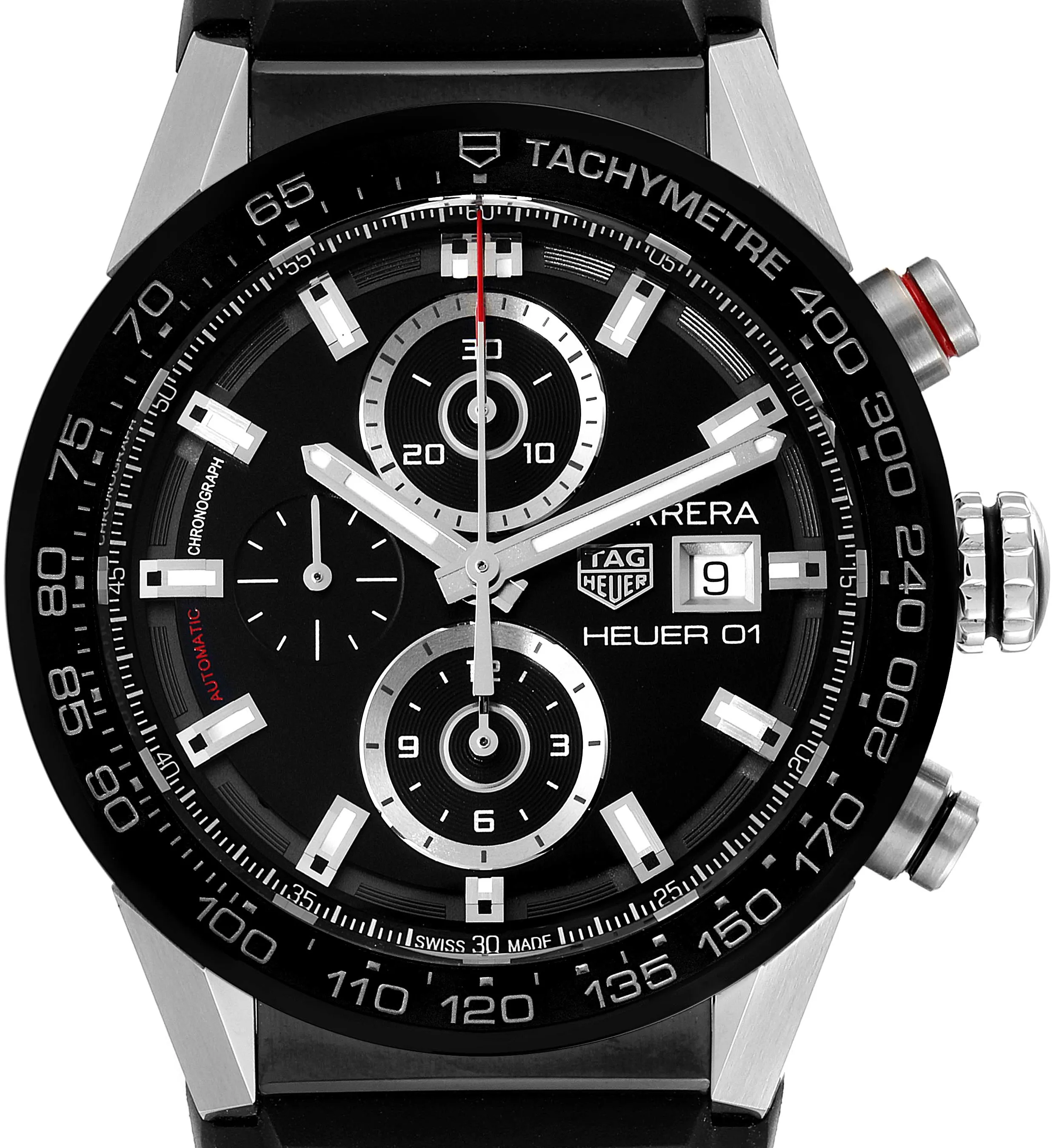 TAG Heuer Carrera CAR201Z.BA0714 43mm Stainless steel Black