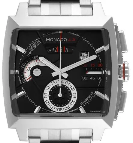 TAG Heuer Monaco Calibre 12 CAL2110.BA0781 40.5mm Stainless steel Black