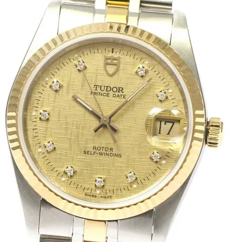 Tudor 74033 34mm Yellow gold and Stainless steel Gold