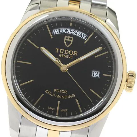 Tudor Glamour 56003 39mm yg Black