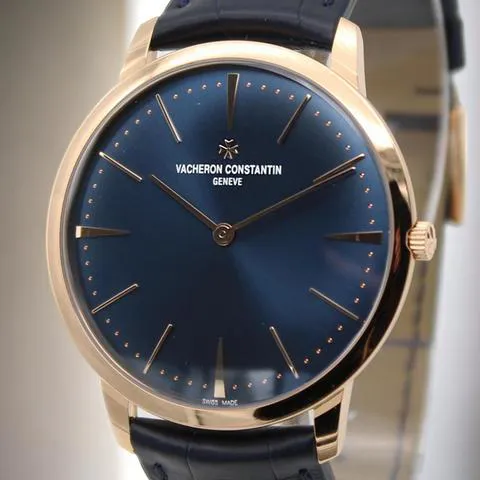 Vacheron Constantin Patrimony 81180/000R-B518 40mm Rose gold Blue