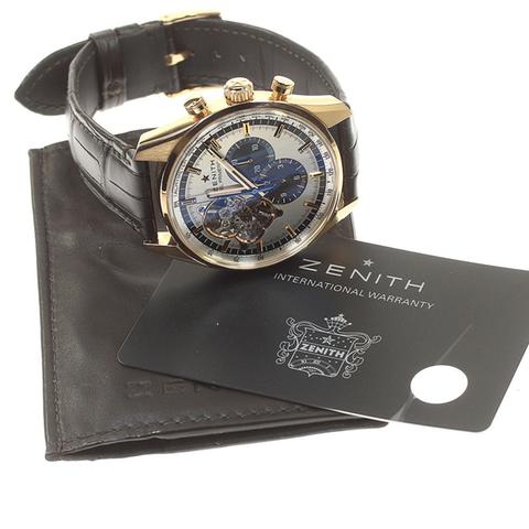 Zenith El Primero 18.2040.4061/69.C494 Rose gold Silver Japan