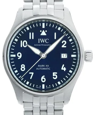 IWC 40mm Stainless steel Blue