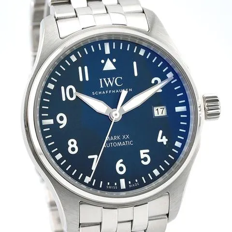 IWC 40mm Stainless steel Blue 8