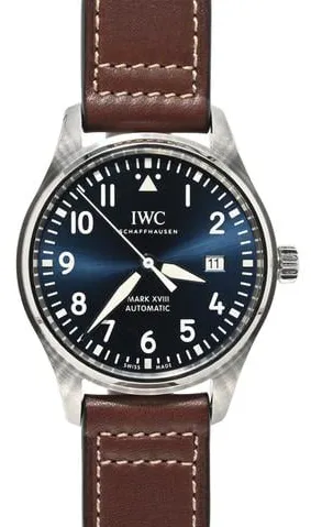 IWC Pilot Mark IW327010 40mm Stainless steel Blue 2