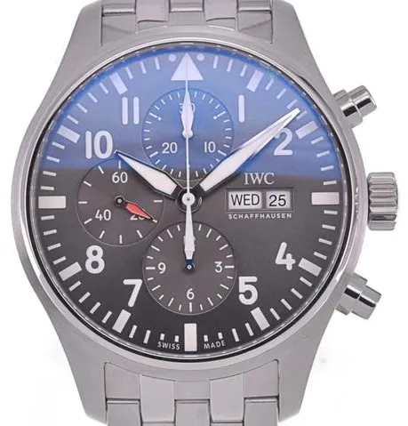 IWC Pilot Spitfire Chronograph IW377719 43mm Stainless steel Gray