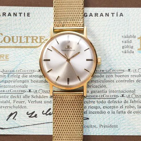 Jaeger-LeCoultre 34mm Yellow gold Silver