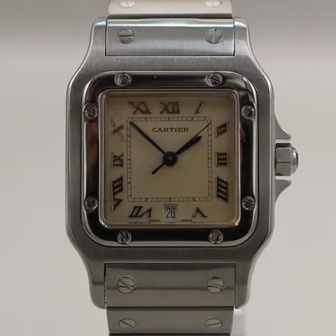 Cartier Santos Galbée 1564 29mm Stainless steel White