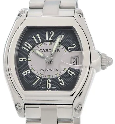 Cartier Roadster W62001V3 38mm Stainless steel Gray