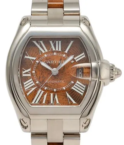 Cartier Roadster W6206000 48mm White gold Brown