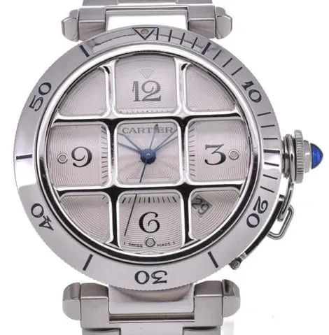 Cartier Pasha W31040H3 38mm Stainless steel Silver