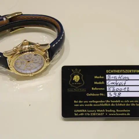 Breitling Cockpit K30012 37mm Yellow gold White 9