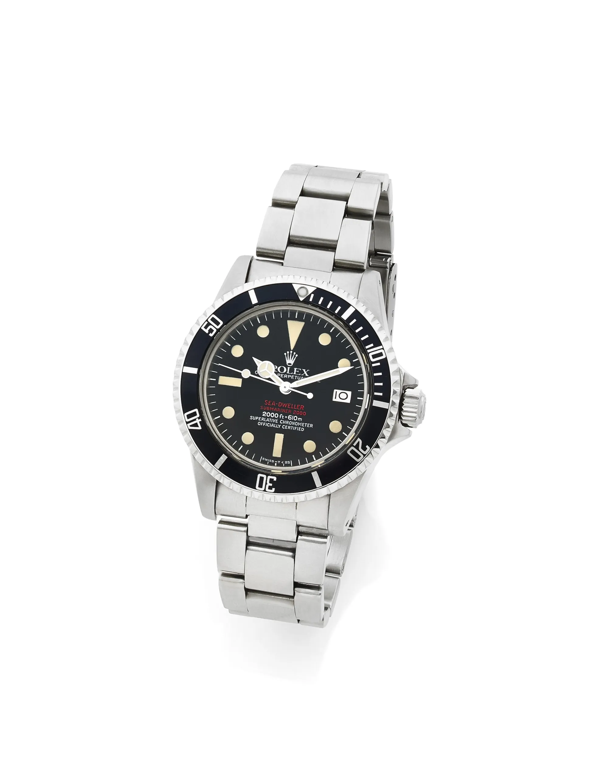 Rolex Sea-Dweller 1665 39mm Stainless steel Black