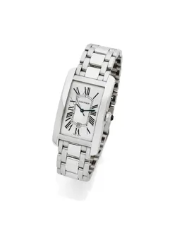 Cartier Tank Américaine 2521 White gold Silver