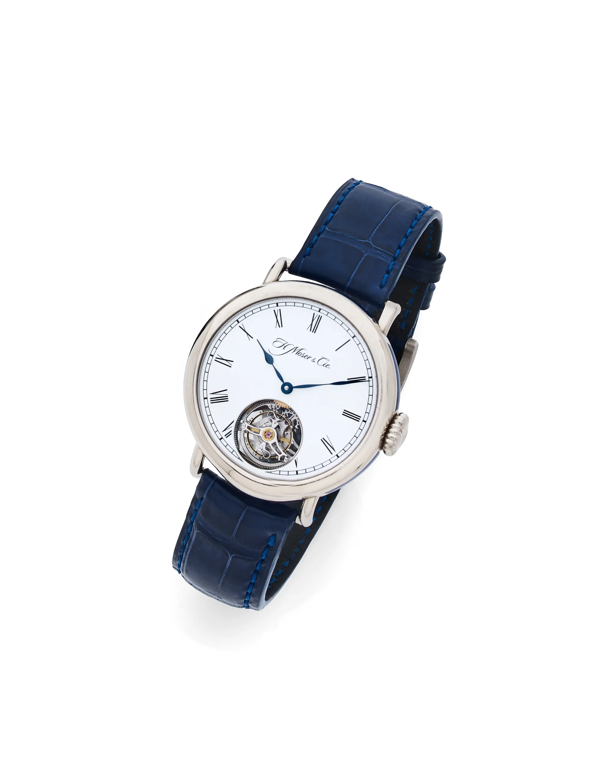 H. Moser & Cie. Heritage 8804-0200, 42mm White gold White