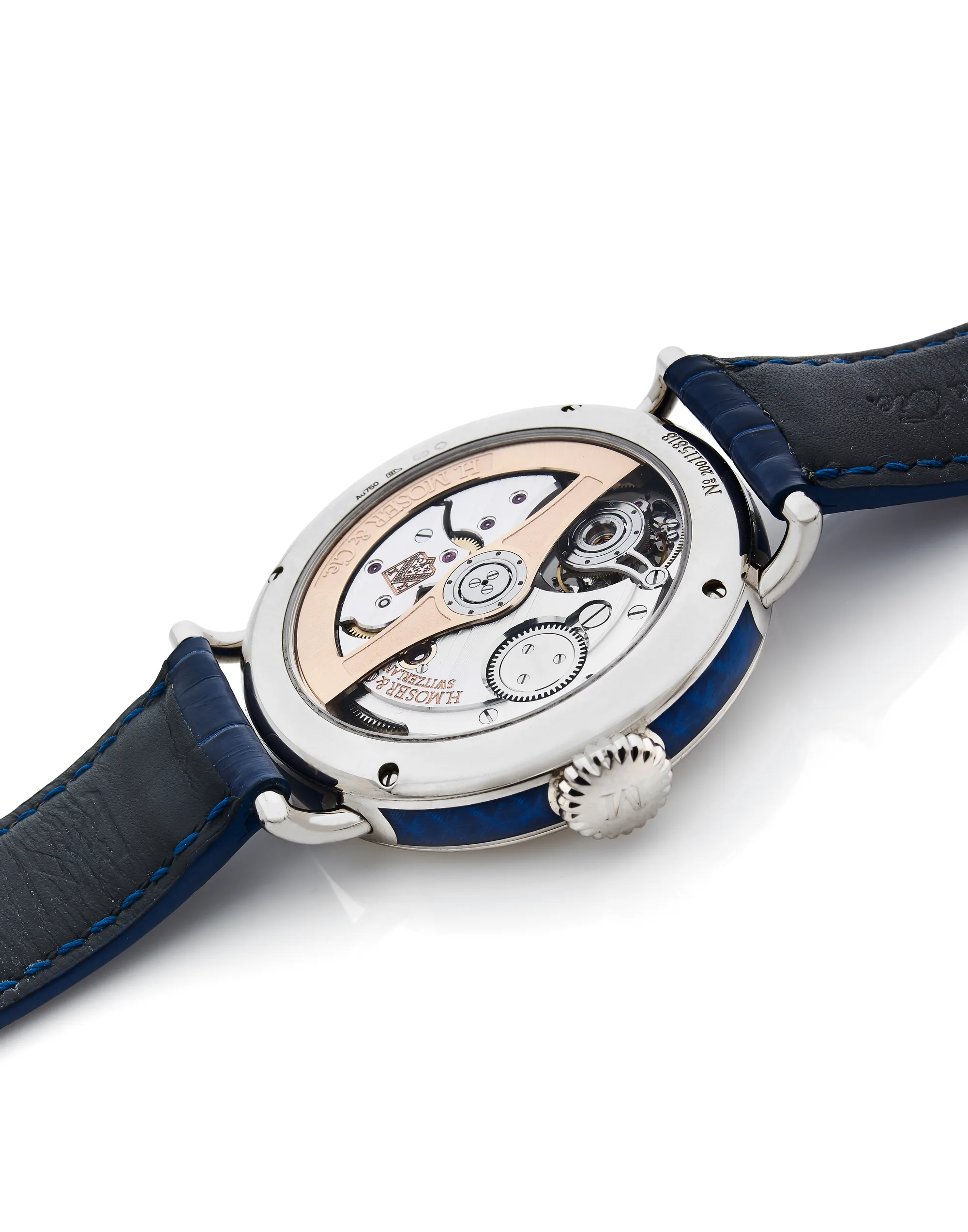 H. Moser & Cie. Heritage 8804-0200, 42mm White gold White 1