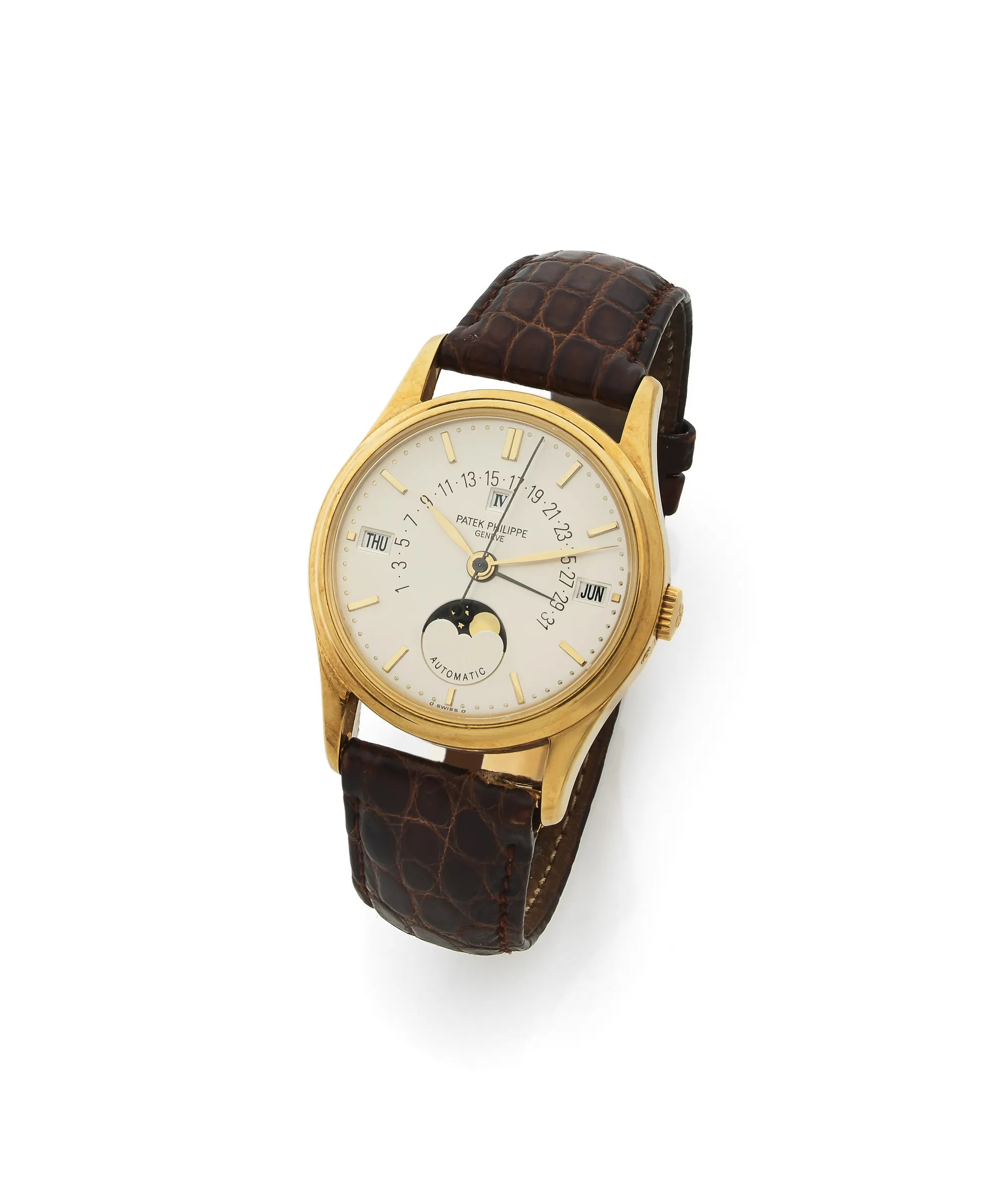 Patek Philippe Perpetual Calendar 5050J-019 35mm Gold Silver