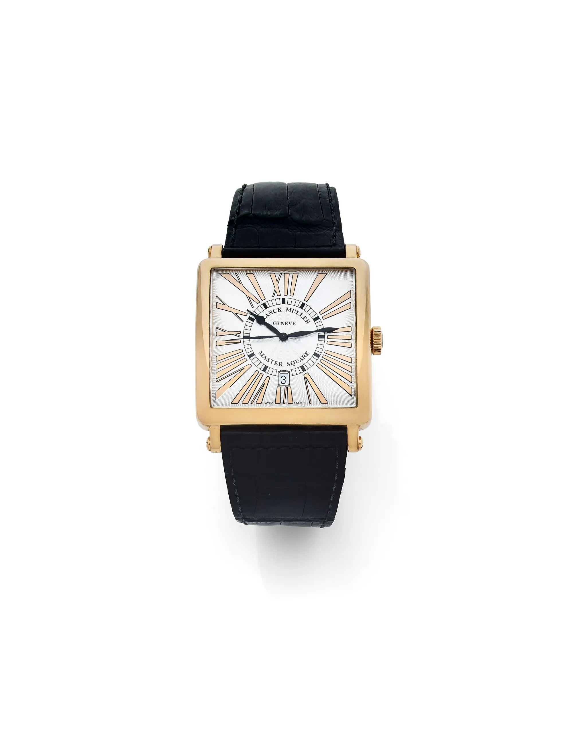 Franck Muller Master Square 6000 K SC DT 42mm Rose gold Silver