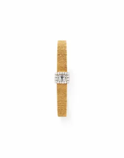 Piaget 1304 A6 Yellow gold and Diamond Silver