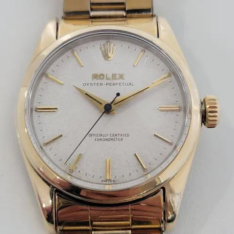 Rolex Oyster Perpetual 34 6634 34mm Yellow gold and stainless steel