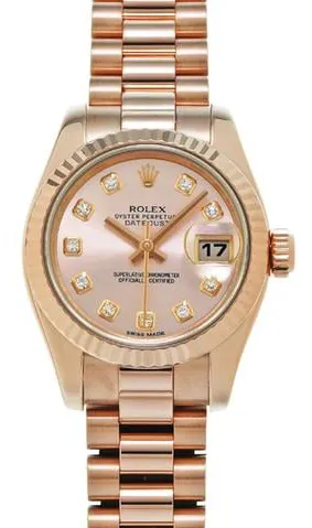 Rolex Datejust 179175F 26mm Diamond Rose