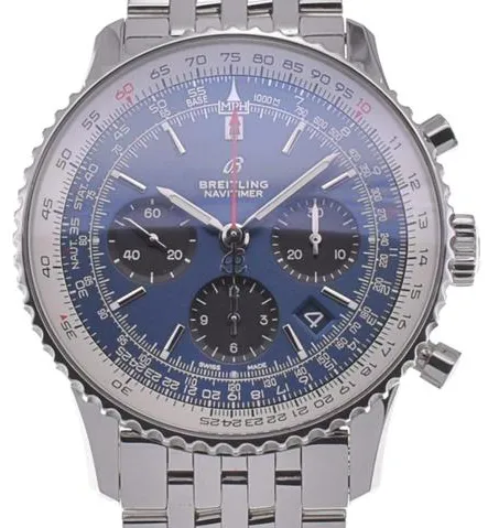 Breitling Navitimer AB0121 43mm Stainless steel Blue