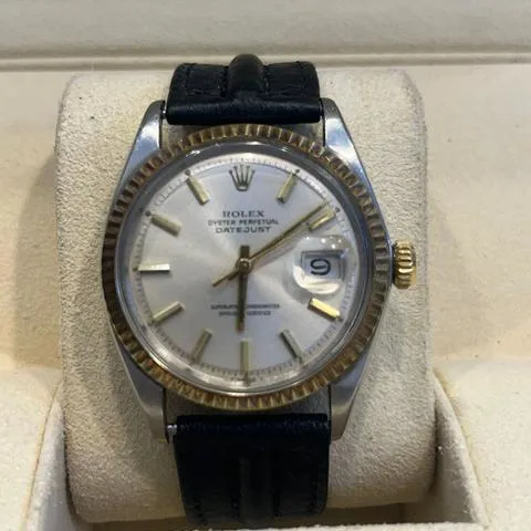 Rolex Datejust 1601 36mm Yellow gold and stainless steel Silver