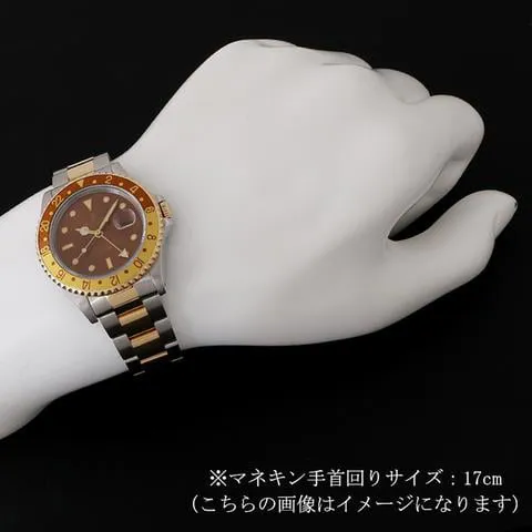 Rolex GMT-Master II 16713 40mm Yellow gold and Stainless steel Brown 4