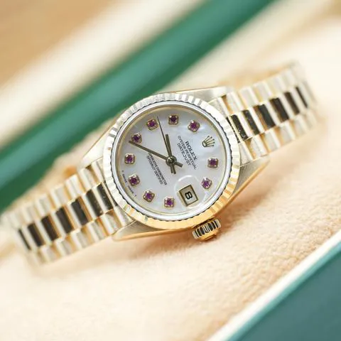 Rolex Lady-Datejust 69178 26mm Yellow gold Mother-of-pearl