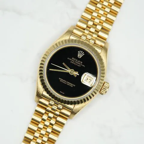 Rolex Lady-Datejust 69178 26mm Yellow gold Black 3