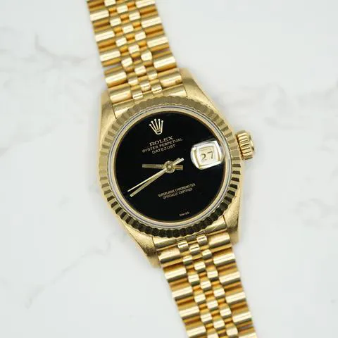 Rolex Lady-Datejust 69178 26mm Yellow gold Black 7