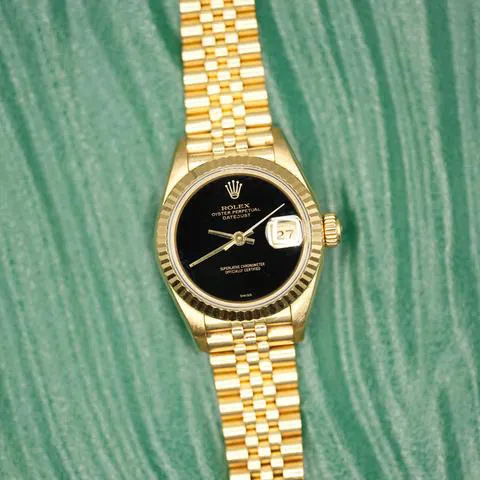 Rolex Lady-Datejust 69178 26mm Yellow gold Black 8