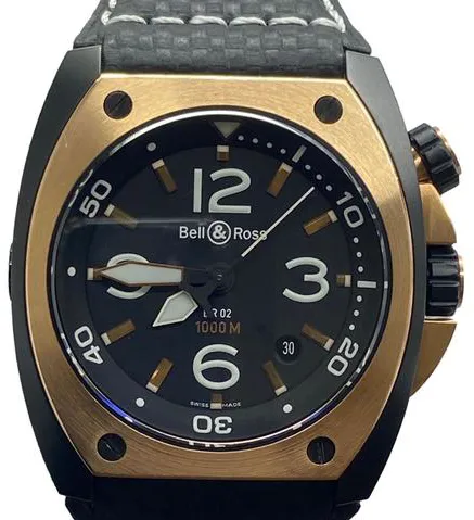 Bell & Ross BR 02 BR02-20 18K 44mm Stainless steel Black