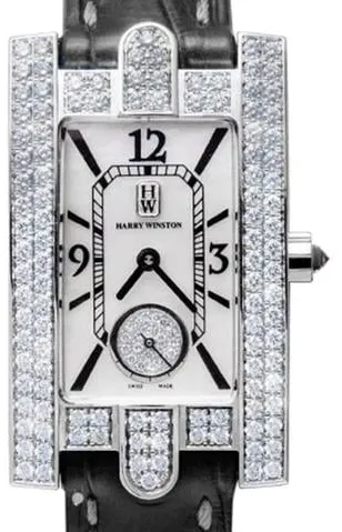Harry Winston Avenue 310LQW 21mm White gold Mother-of-pearl